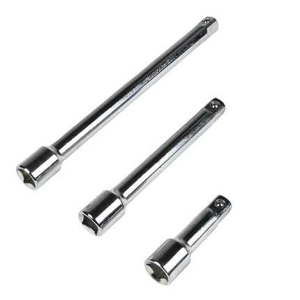 Benson Dop Verlengstukset - 3-delig - 1/2" Aansluiting - Cr-V Staal