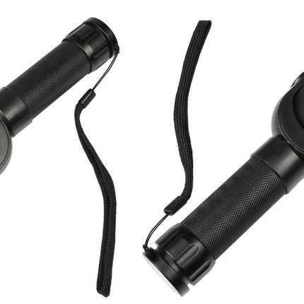 Hofftech Zaklamp met Draaikop – LED + COB – 3 Watt – 200 Lumen – Aluminium