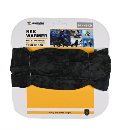 Benson Multifunctionele Nekwarmer – Microvezel – 24 x 42 cm – Sneldrogend