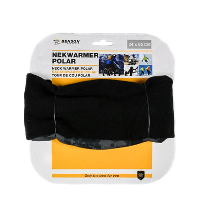 Benson Polar Nekwarmer – Fleece & Microvezel – 24 x 65 cm – Sneldrogend