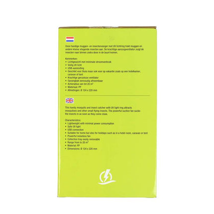 Benson USB Muggen- en Insectenvanger - UV-Lamp - 20m² Bereik