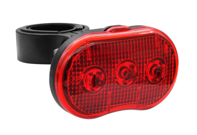 Benson LED Achterlicht - Waterbestendig - 3 Functies - Rood - Incl. Batterijen