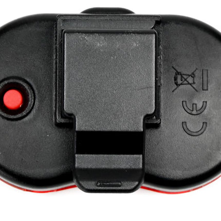 Benson LED Fietslamp Achterlicht - 3 LED's - Rood - Inclusief AAA-batterijen