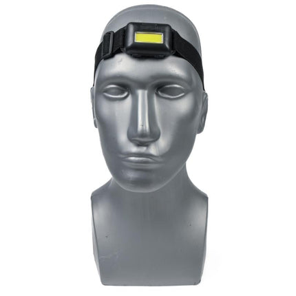 Hofftech Verstelbare LED en COB Hoofdlamp - 2 Watt - 80 Lumen - 3 Standen