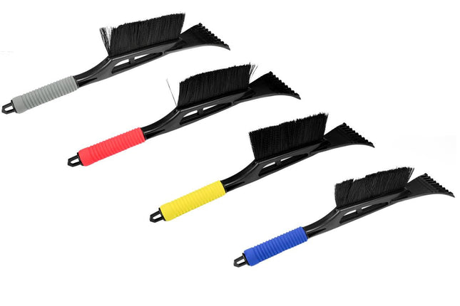 Benson IJskrabber met Sneeuwborstel – Softgrip – 45 cm – Mix Kleuren