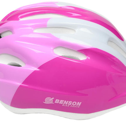 Benson Kinderfietshelm Meisjes - Maat S (48-52 cm) - Verstelbaar - Ventilatie - Mix