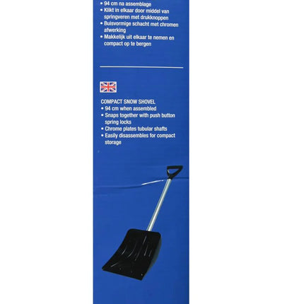 Benson Compacte Auto Sneeuwschep – 94 cm – Deelbaar met Kliksysteem – Ideaal voor Onderweg