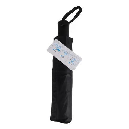 Impliva Paraplu Mini Zwart – Automatisch Open/Dicht – Ø 95 cm – Windbestendig