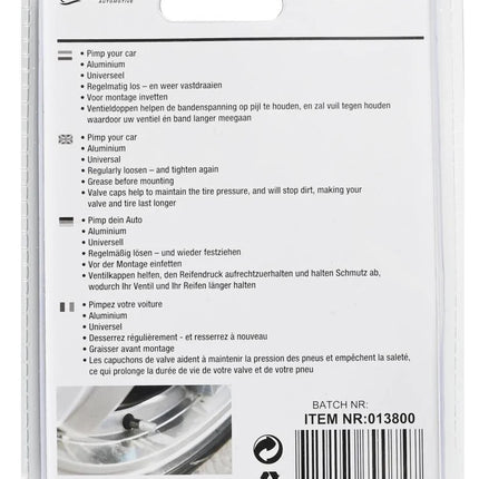 Benson Luxe Ventieldoppen – 5-delig – Hoogwaardig Aluminium – Universeel