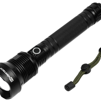 Hofftech Tactical 10W Zaklamp – 800 Lumen – Oplaadbaar – Robuust Aluminium