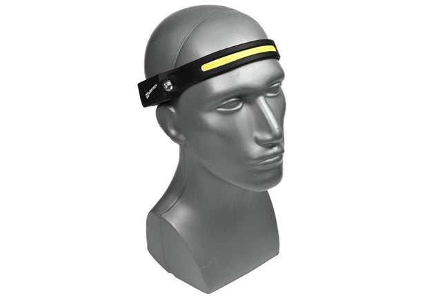 Hofftech Silicone Hoofdlamp - 3W LED + COB - Oplaadbaar - PIR Sensor