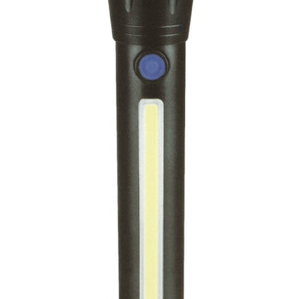 Hofftech Tactical 2-in-1 LED & COB Zaklamp – 166 mm – Oplaadbaar – 1500m Bereik