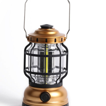 Benson Dimbare Campinglamp - 3 COB LED - Ø 102 x 180 mm - Retro Look