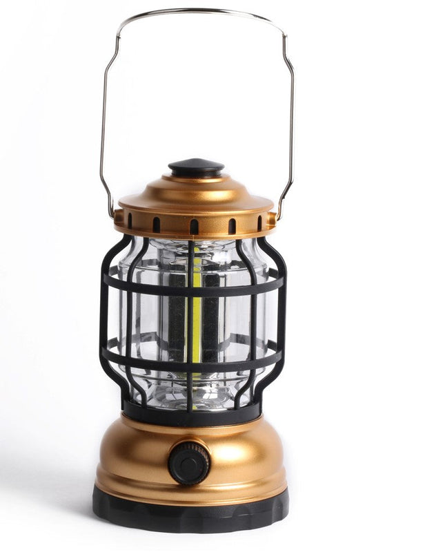 Benson Dimbare Campinglamp - 3 COB LED - Ø 102 x 180 mm - Retro Look