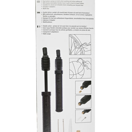 Benson Handpomp Dual Action - Dubbele Werking - 4 Adapters - Flexibel