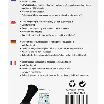 Benson Multifunctionele Gel Pad Stickers – Nano-Rubber – Herbruikbaar & Wasbaar