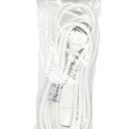 Benson Verlengsnoer met Schakelaar – 5 meter – Randaarde – 3G1.5mm² – Wit