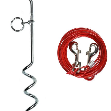Benson Aanlegspiraal met Kabel - 4 Meter - Voor Hond, Kat & Boot