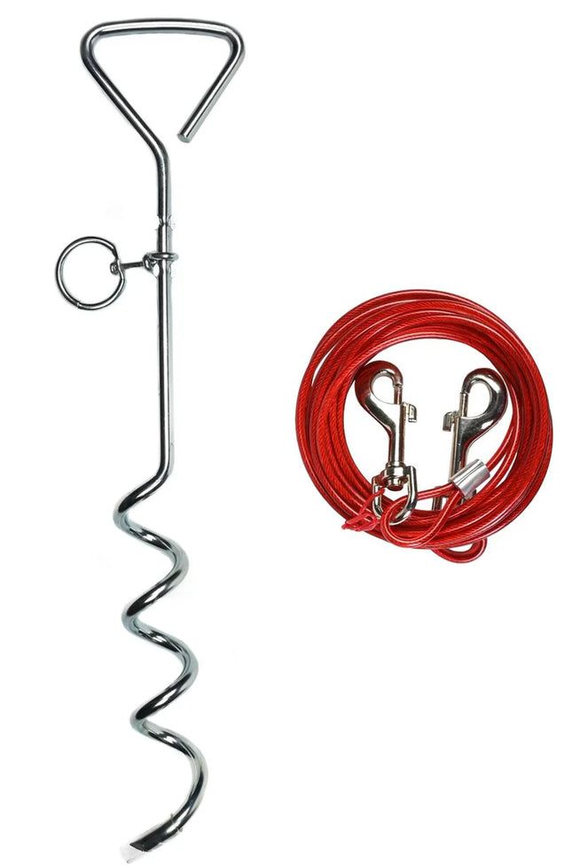 Benson Aanlegspiraal met Kabel - 4 Meter - Voor Hond, Kat & Boot