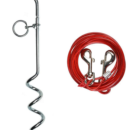 Benson Aanlegset voor Huisdieren - Grondspiraal + 4m Kabel