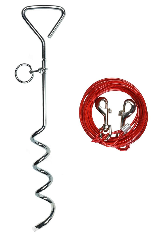 Benson Aanlegset voor Huisdieren - Grondspiraal + 4m Kabel