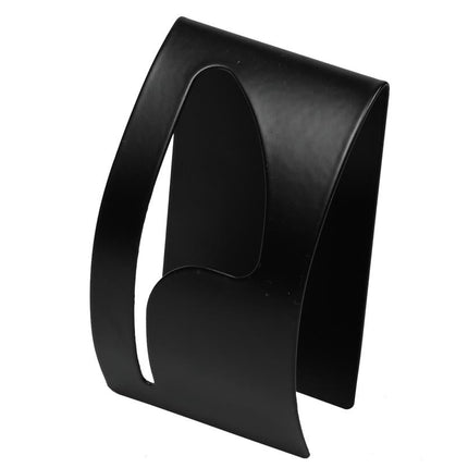 Benson Luxe Handdoekhouder - Zwart Geborsteld RVS - 50 x 85 mm