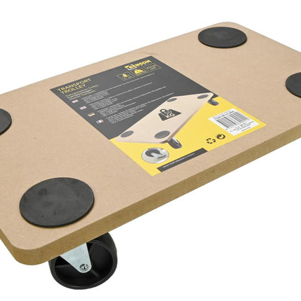 Benson Transport Trolley 45x26 cm - 150 kg Draagvermogen - MDF Plateauwagen