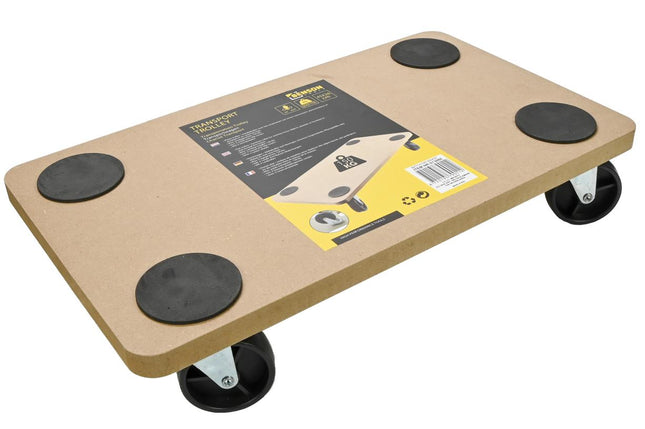 Benson Transport Trolley 45x26 cm - 150 kg Draagvermogen - MDF Plateauwagen
