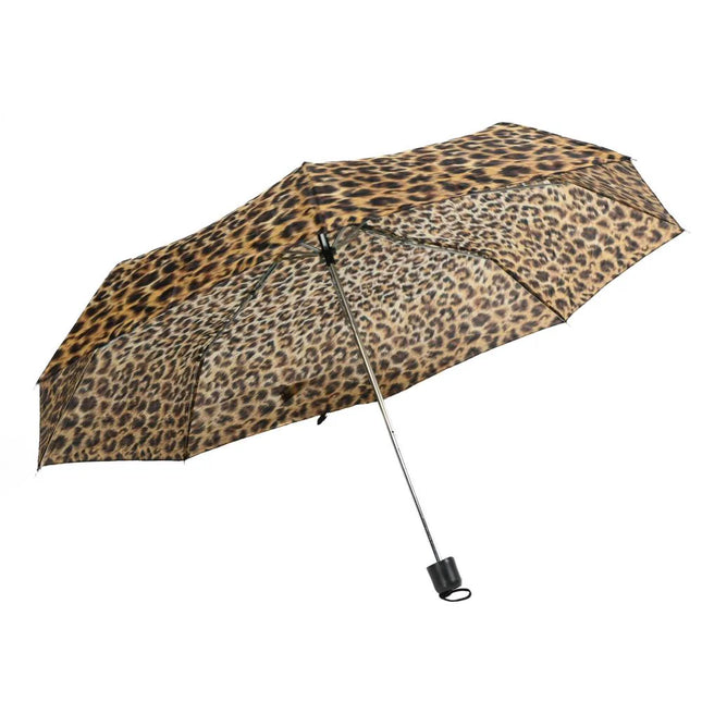 Benson Mini Paraplu - Luipaardprint - Ø 90 cm - Compact & Trendy