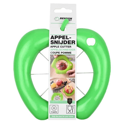 Benson Appelsnijder - 8 Partjes - RVS/PP - Groen