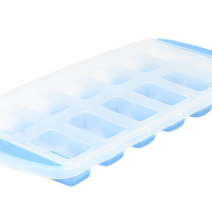 Benson Flexibele Ijsblokjesvorm - 12 Blokjes - Siliconen Bodem - Blauw