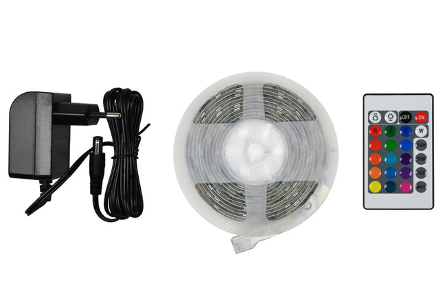 Benson Flexibele LED Strip RGB – 3 Meter – 9 Watt – Inclusief Afstandsbediening