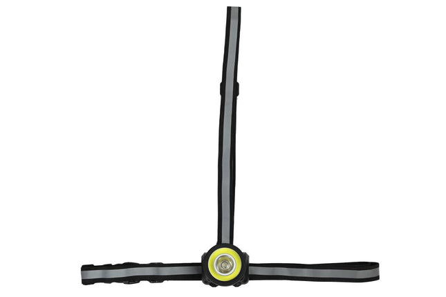 Benson COB LED Veiligheidsvest - Reflecterend - 3 Lichtstanden - Geel