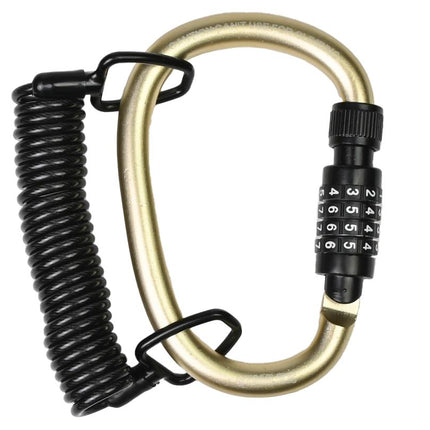 Stahlex Kabel-Karabijn Cijferslot - 1800 mm - Zwart - Universeel