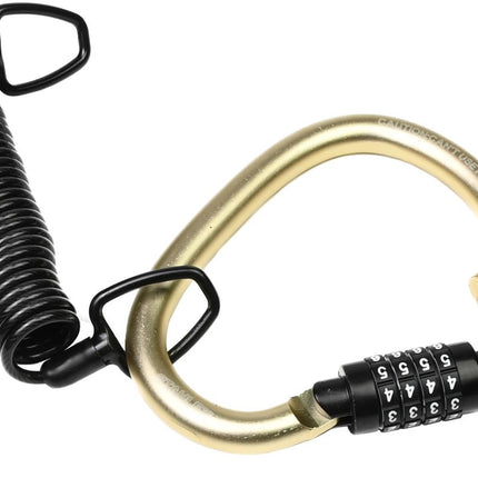 Stahlex Kabel-Karabijn Cijferslot - 1800 mm - Zwart - Universeel