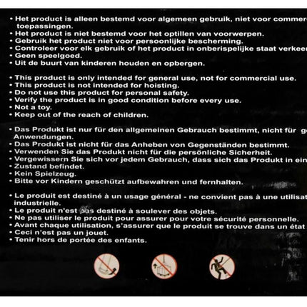Benson Metalen Ketting - 3 meter x 4 mm - Universeel - Voor Algemeen Gebruik