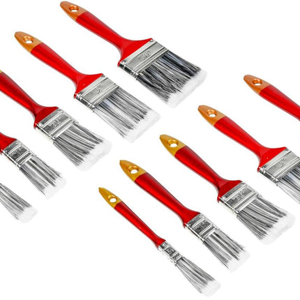 Benson Kwastenset Plat 10-delig - Synthetisch - 12 t/m 63 mm