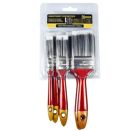Benson Kwastenset 5-delig - Synthetisch - Platte Kwasten