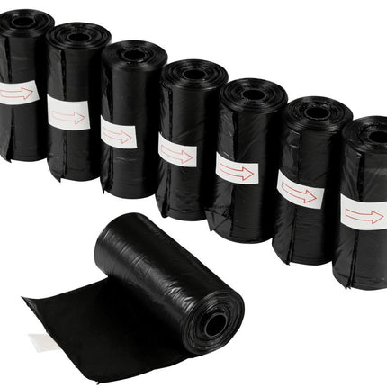 Benson Hondenpoepzakjes - 8 Rollen - 120 Stuks - Zwart - Sterk en Duurzaam