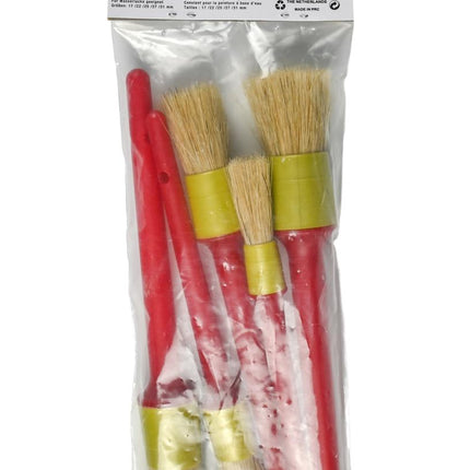 Benson Kwastenset 5-delig - Rond - Synthetisch - Ergonomisch