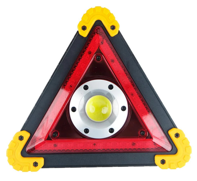 Hofftech LED Waarschuwingsdriehoek - 5W - 3 Lichtstanden - Pechhulp
