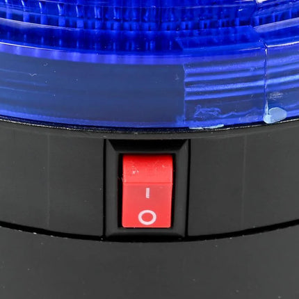 Benson LED Flitslamp met Magneet – 24 LED's – Blauw Licht – 2.4W