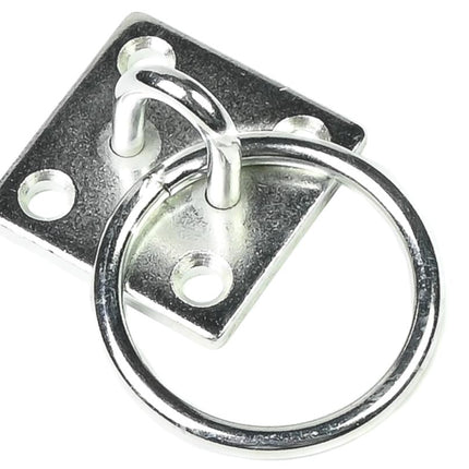 Benson Oogplaat met Ring – 50 x 50 mm – Verzinkt IJzer