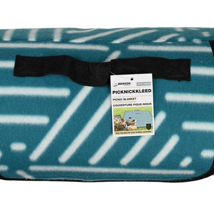 Benson Royaal Picknickkleed - 150 x 130 cm - Waterdicht - Opvouwbaar - Fleece