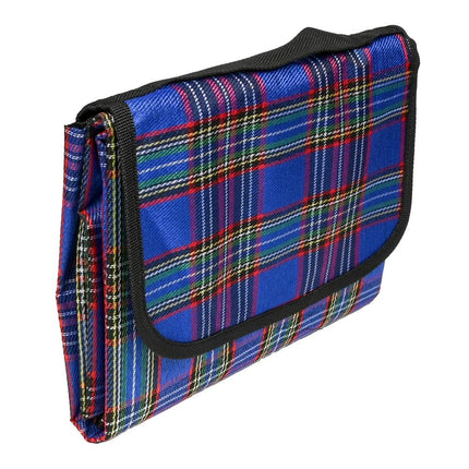 Benson Picknickkleed - 150 x 130 cm - Blauw - Waterbestendig - Opvouwbaar