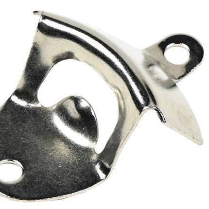 Benson Flesopener voor aan de Muur - 8,5 x 5,5 cm - Zilver - Wandmontage