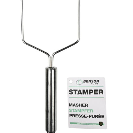 Benson Stamppotstamper - Roestvrij staal - Ø 9,5 cm - Met Ophangoog