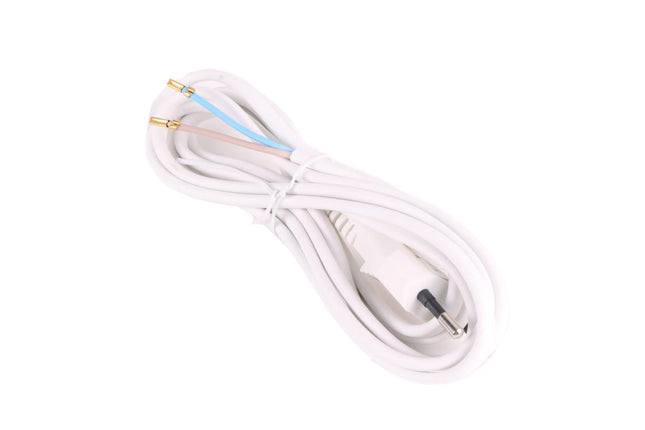 Benson Aansluitsnoer met Eurostekker – Wit – 2 meter – 0.75 mm²