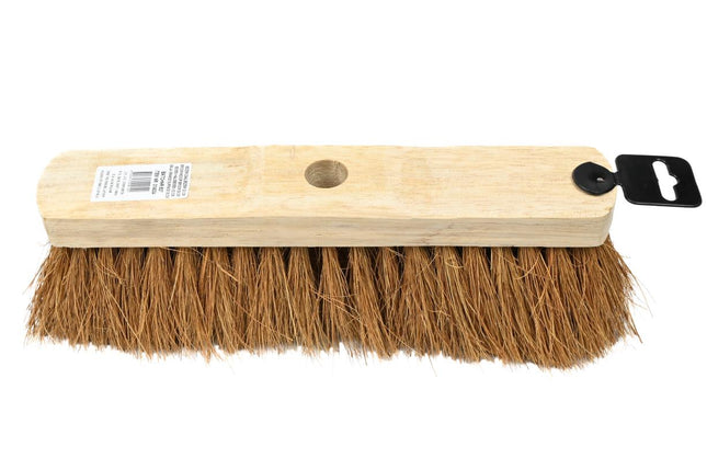 Benson Zaalbezem - 30 cm - Zachte Kokosvezel - Houten Bezemkop