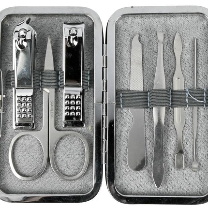 Benson 7-Delige Manicureset – Compact & Stijlvol – RVS Gereedschap